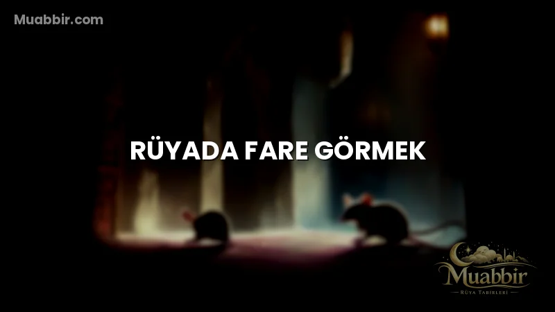 Rüyada Fare Görmek