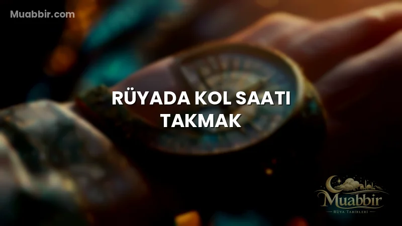 Rüyada Kol Saati Takmak