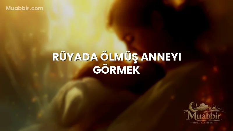 Rüyada Ölmüş Anneyi Görmek