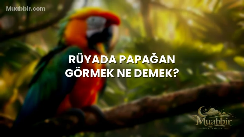 Rüyada Papağan Görmek Ne Demek?